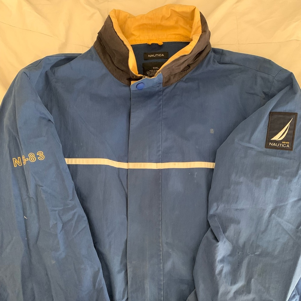 Nautica Vintage Windbreaker Zip Up Jacket